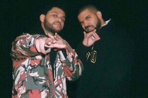 Рэперы Drake и The Weeknd